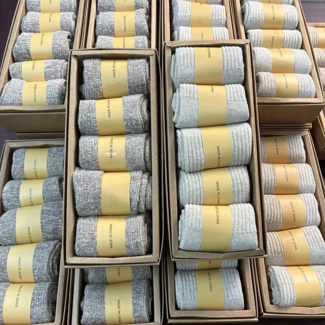 福利！亚麻袜子女士 麻色五双装休闲透气防臭吸汗弹力袜干爽透气PJ