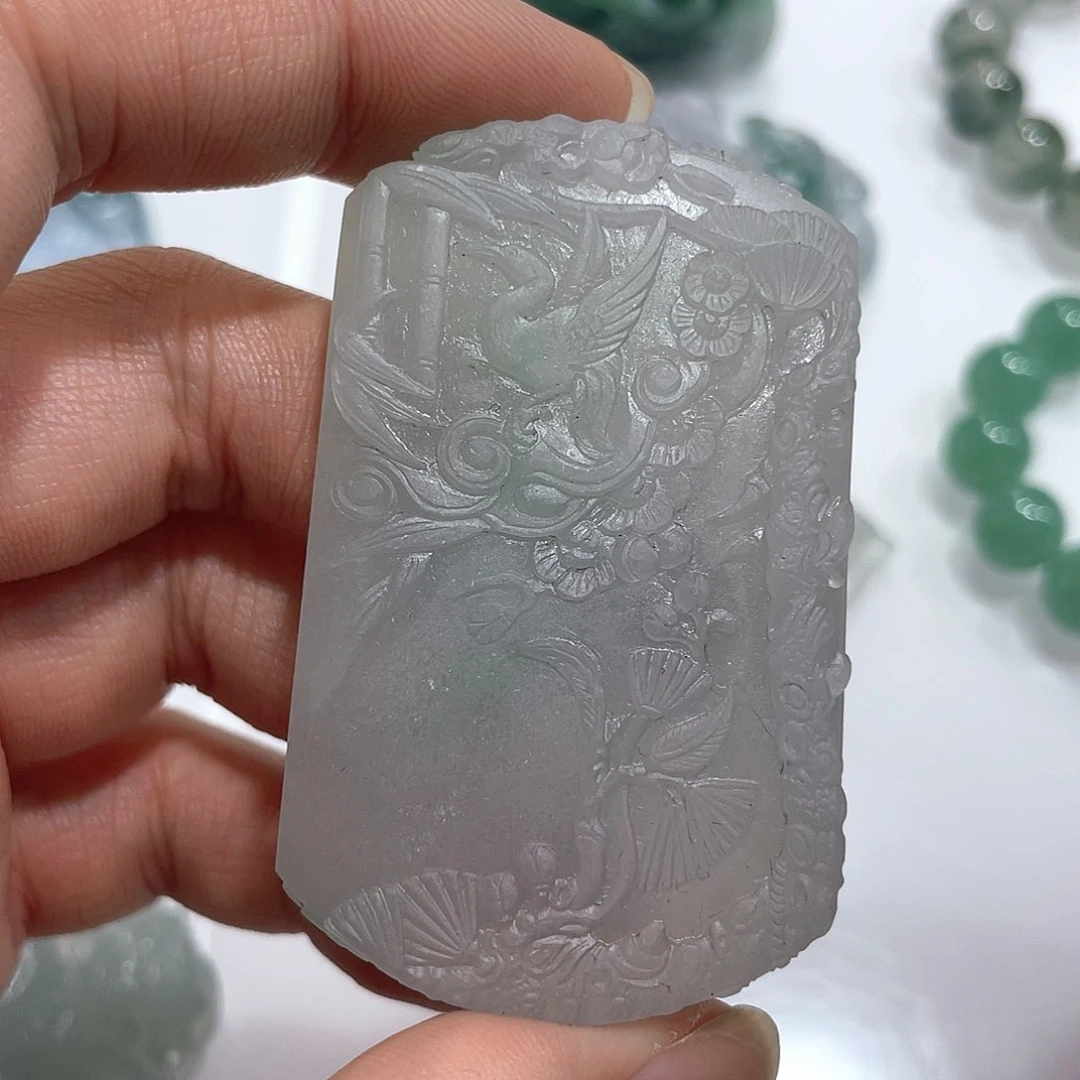 定制翡翠未镶嵌毛货