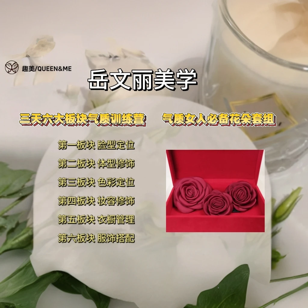 合金胸针 【岳文丽】岳文丽精品美商课-合金胸针花朵套组