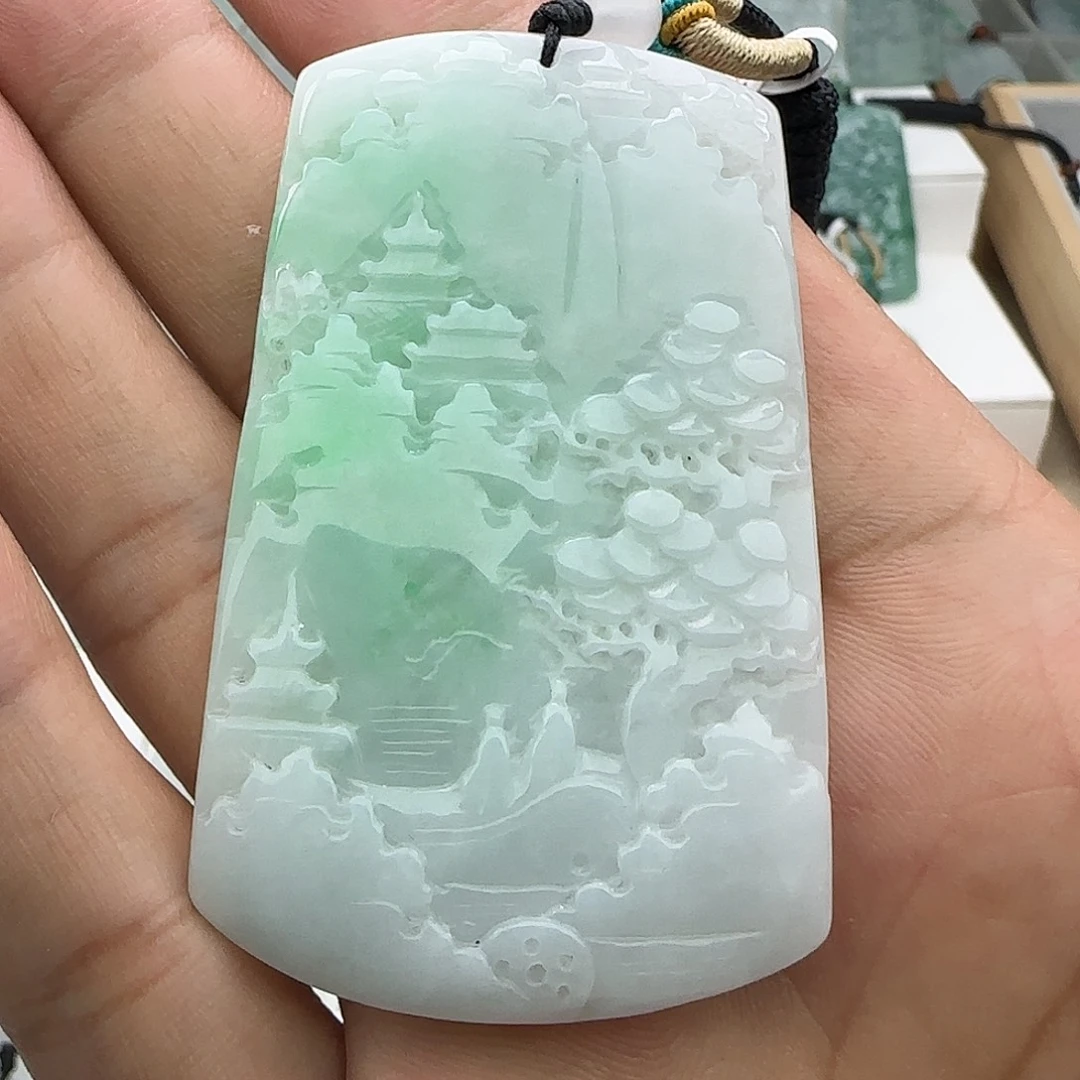 颈饰未镶嵌翡翠翡翠