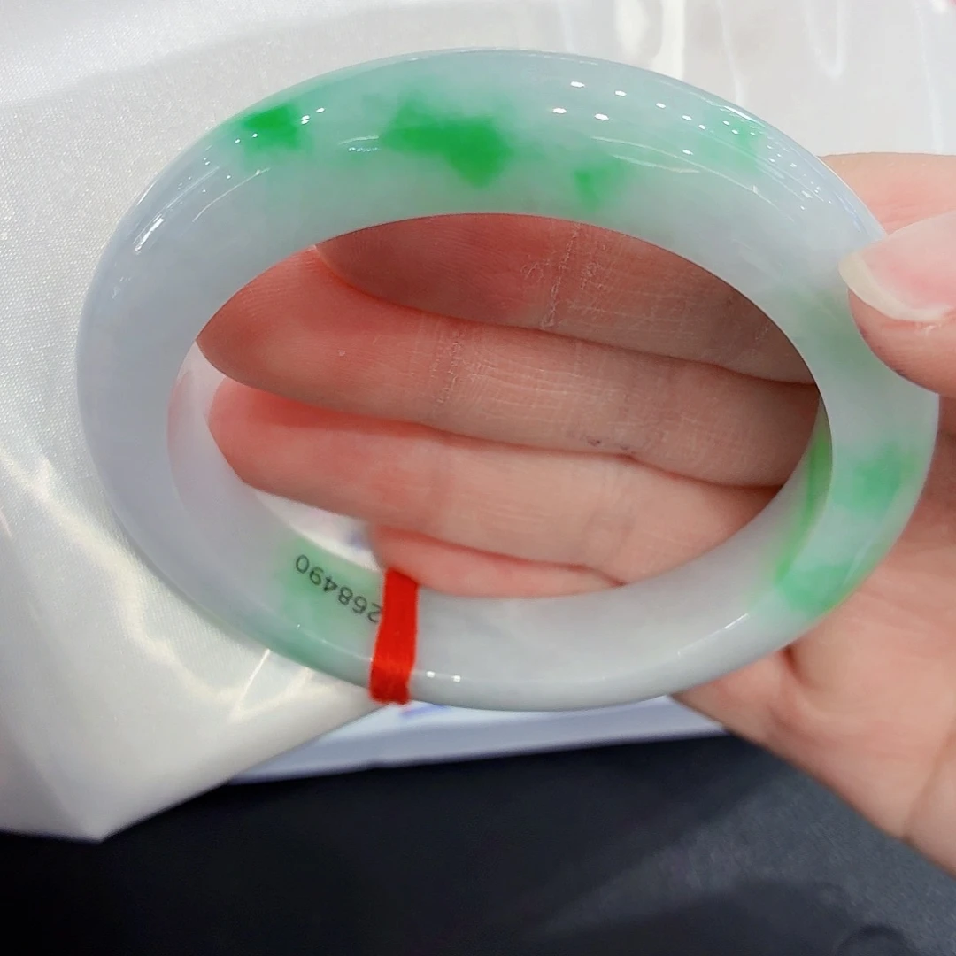 翡翠未镶嵌手镯翡翠59-60圈口