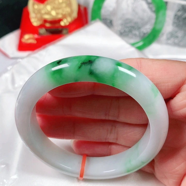 未镶嵌手镯翡翠  编号F1311 正圈54 福利镯