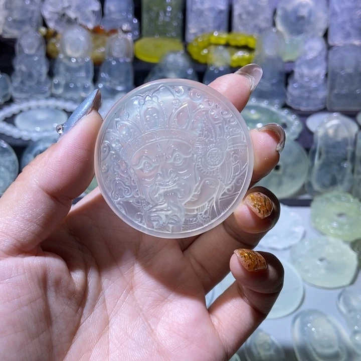 暴***哥岫玉未镶嵌吊坠吊坠
