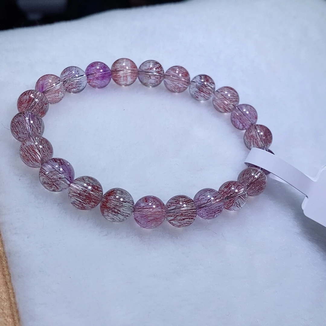 水晶手链未镶嵌红超七