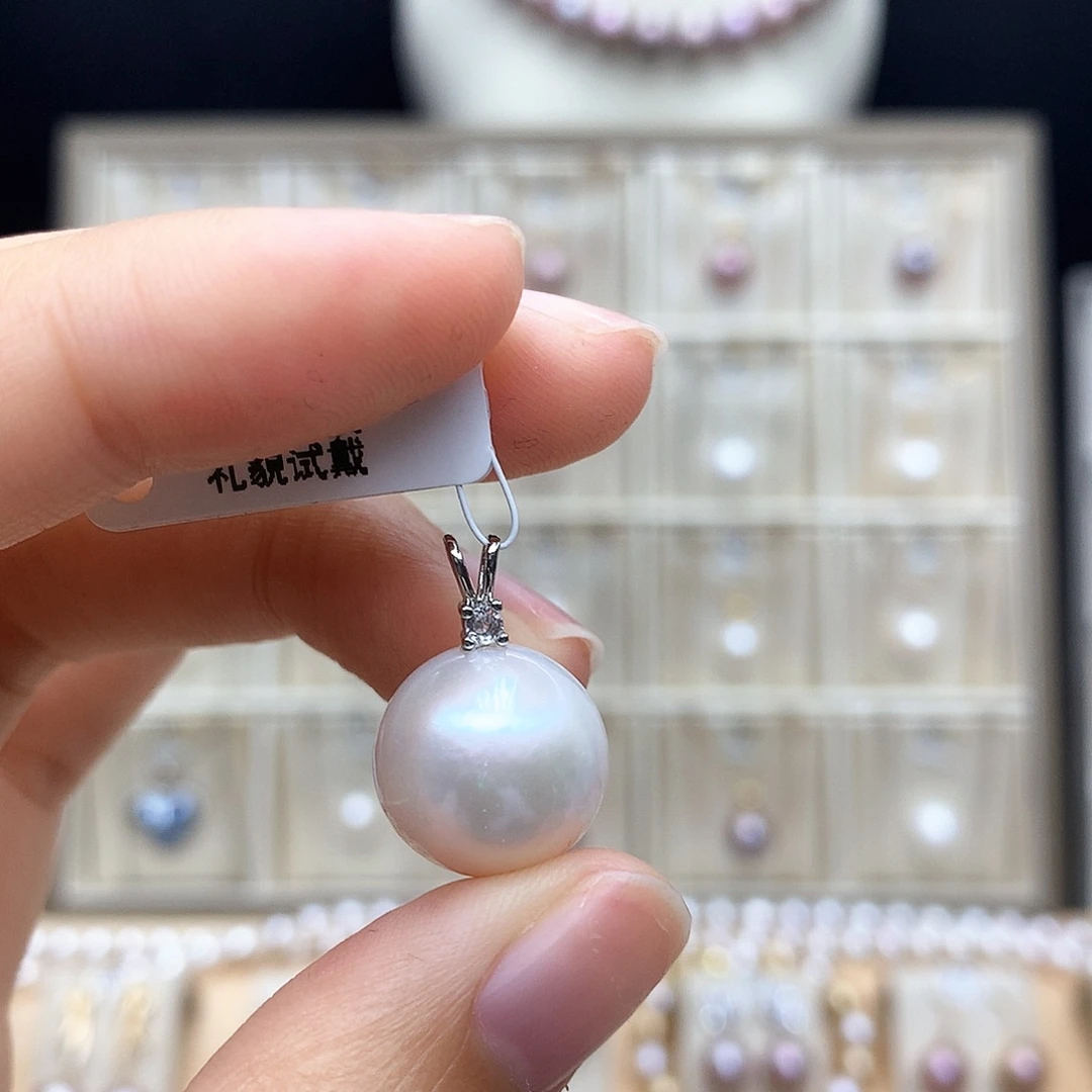 颈饰合金淡水珍珠