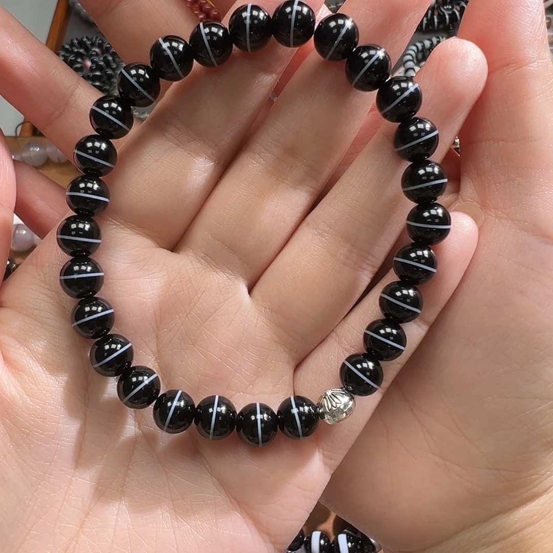 小***暖玛瑙/玉髓合金手串