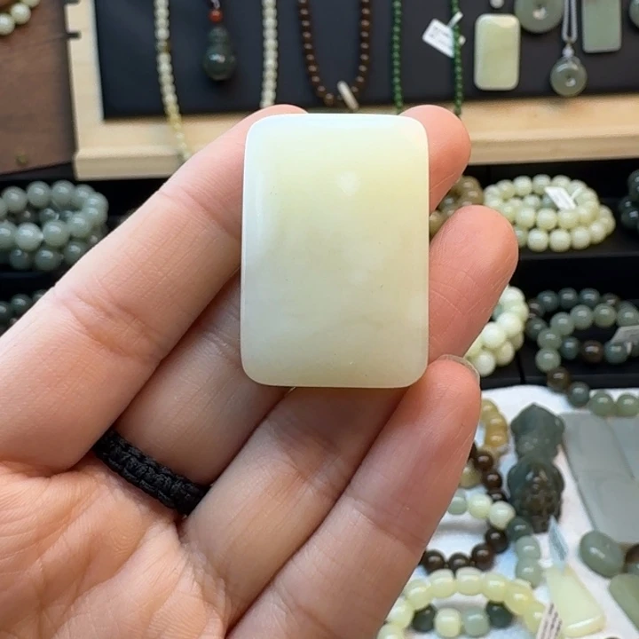 手链未镶嵌和田玉（黄玉）林