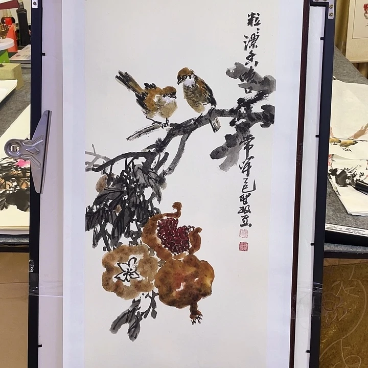 国画张圣敏先生纯手绘作品