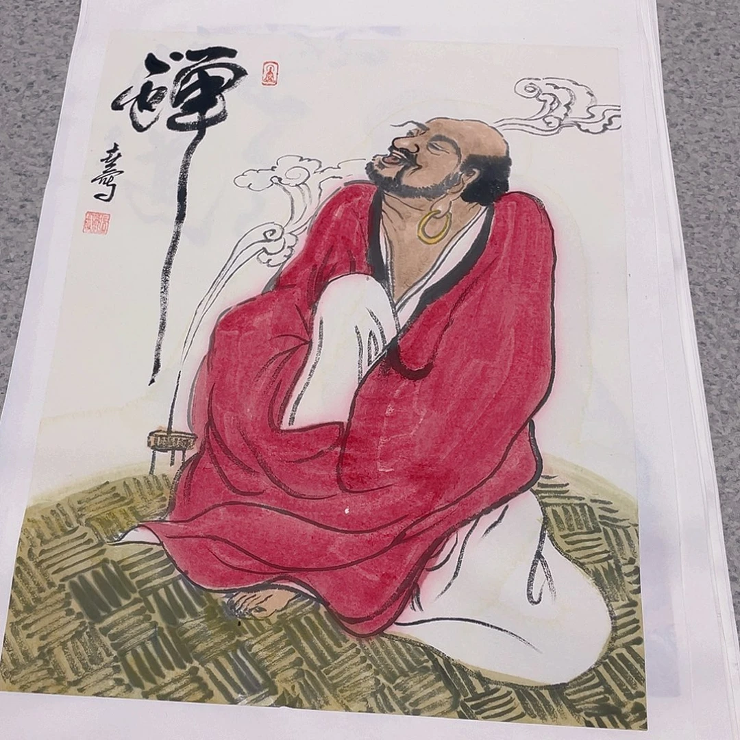 国画1.4平尺纯手绘国画作品