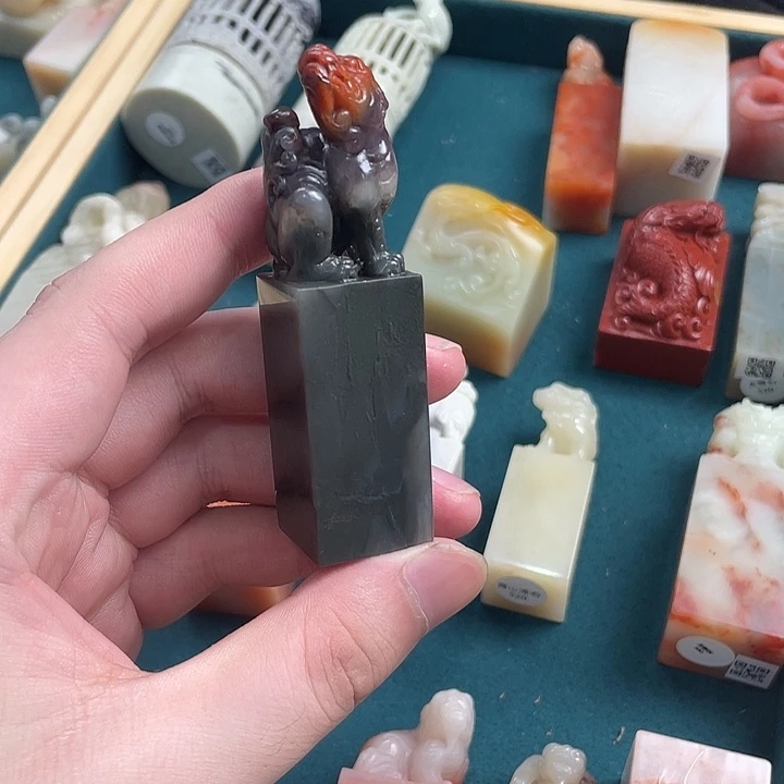 寿山石印石寿山石一手精品浮力