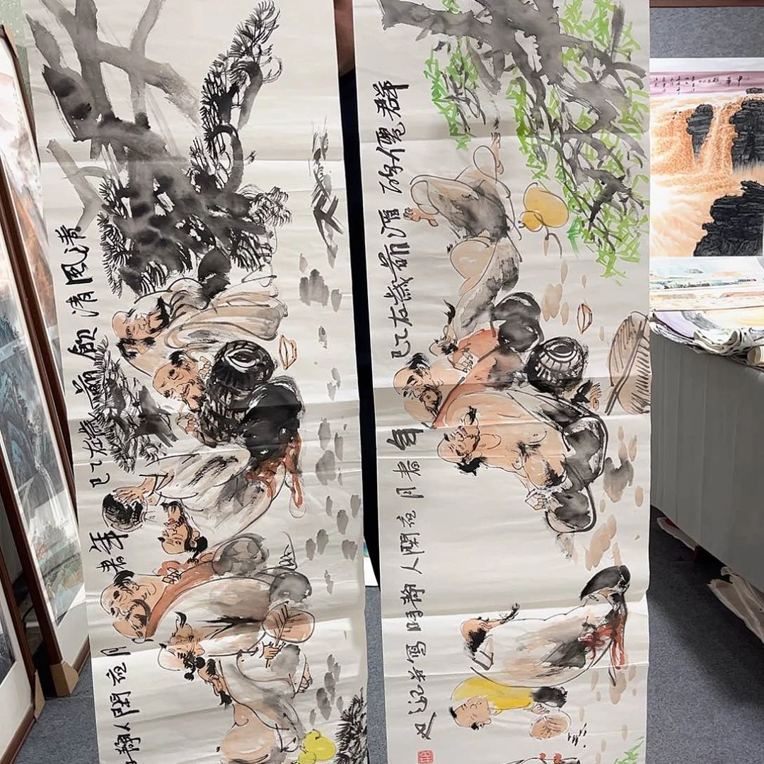 国画LT国画作品单幅任发