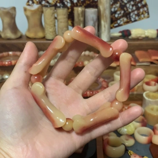 大果紫檀（缅甸花梨）趾骨手串