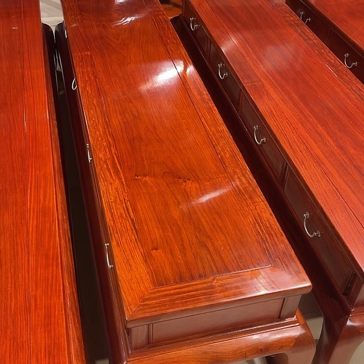 瑞***₄成套家具紫檀木类缅甸花梨木198电视柜