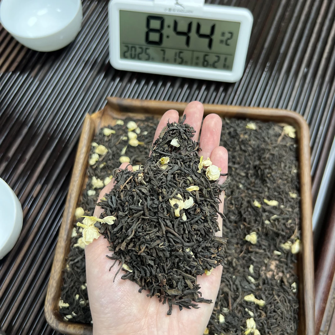 茉莉六堡茶 小鹿收茶 六堡茶黑茶 7月15