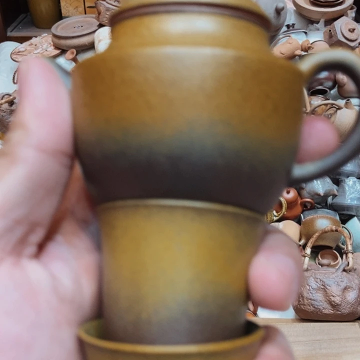 柴烧老岩泥高端茶器