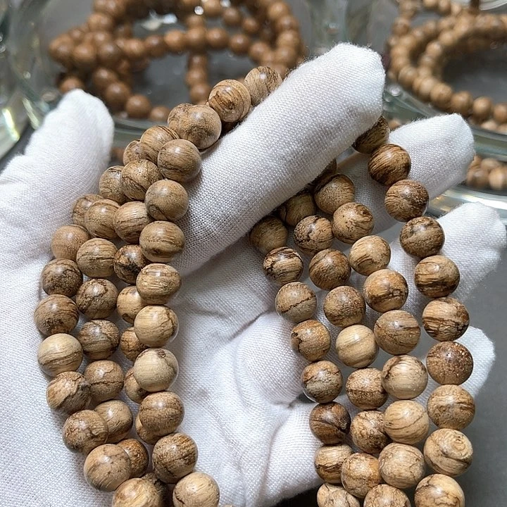 沉香手串达拉干虎斑88mm26.5克土沉风化料