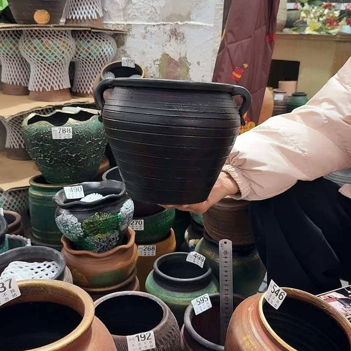 黑色双耳高度20口径19