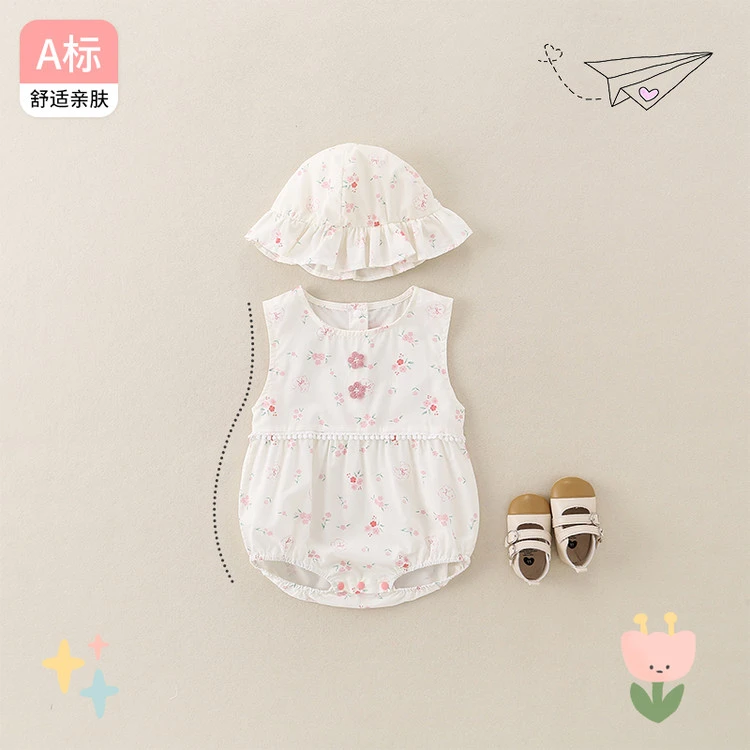 连身衣/爬服/哈衣公主夏季女童婴幼童