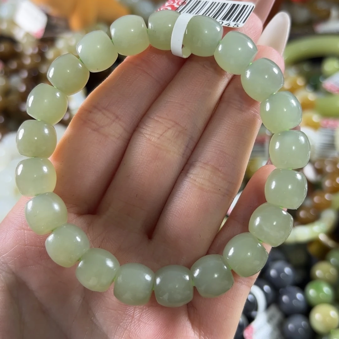 和田玉未镶嵌手链175