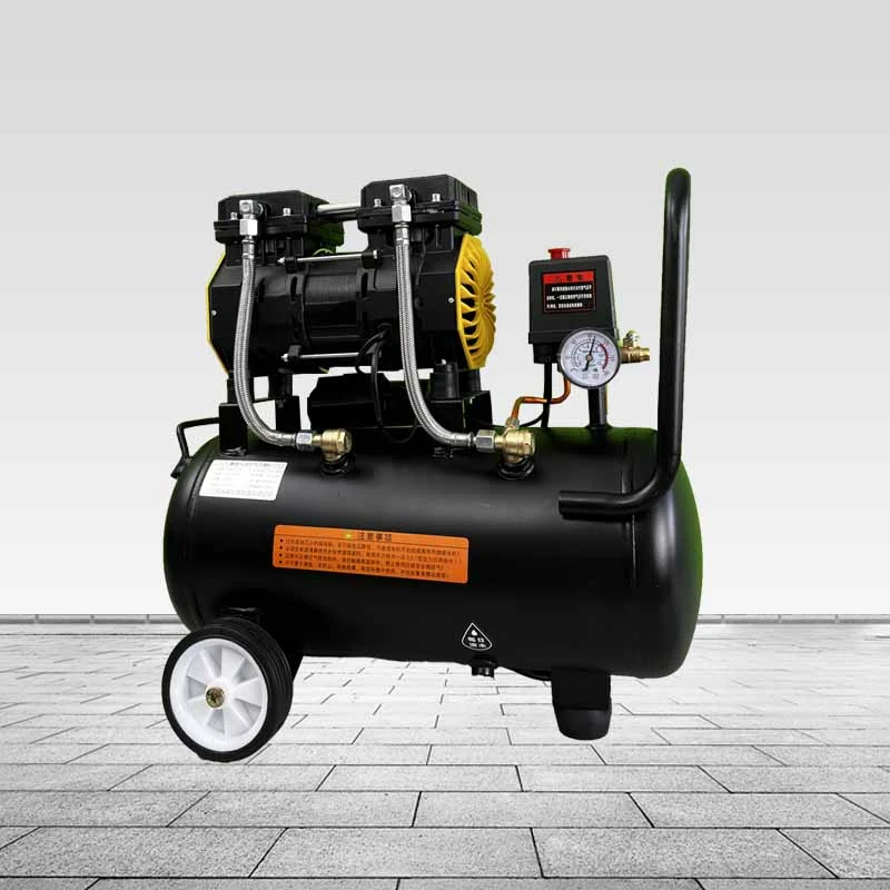 #1680瓦-30升220V空压机气泵木工装修家用喷漆无油静音空气压缩机