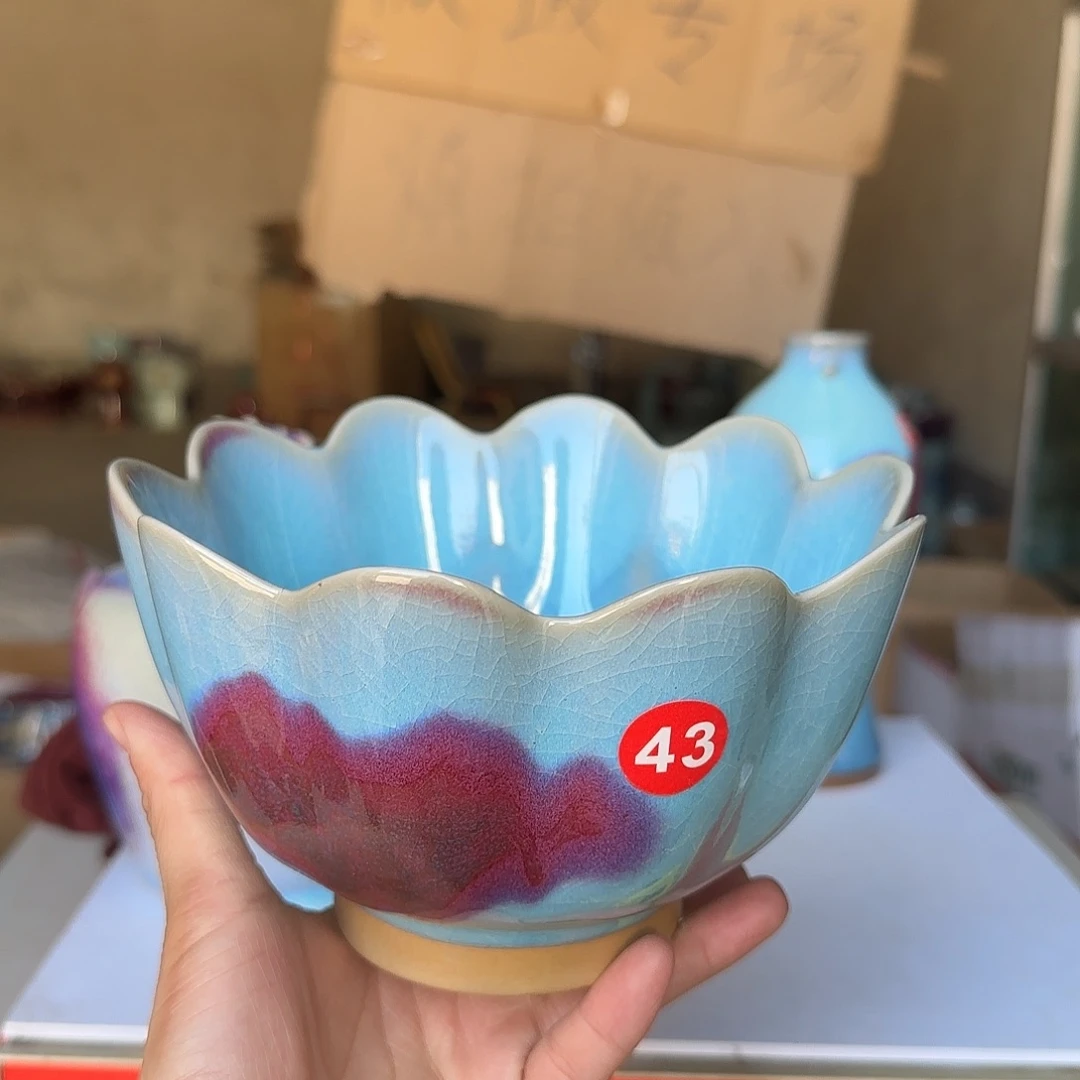 陶摆件郑家钧瓷摆件微瑕