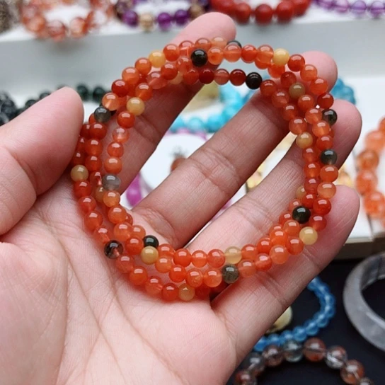 手链烟晶银S925镶嵌