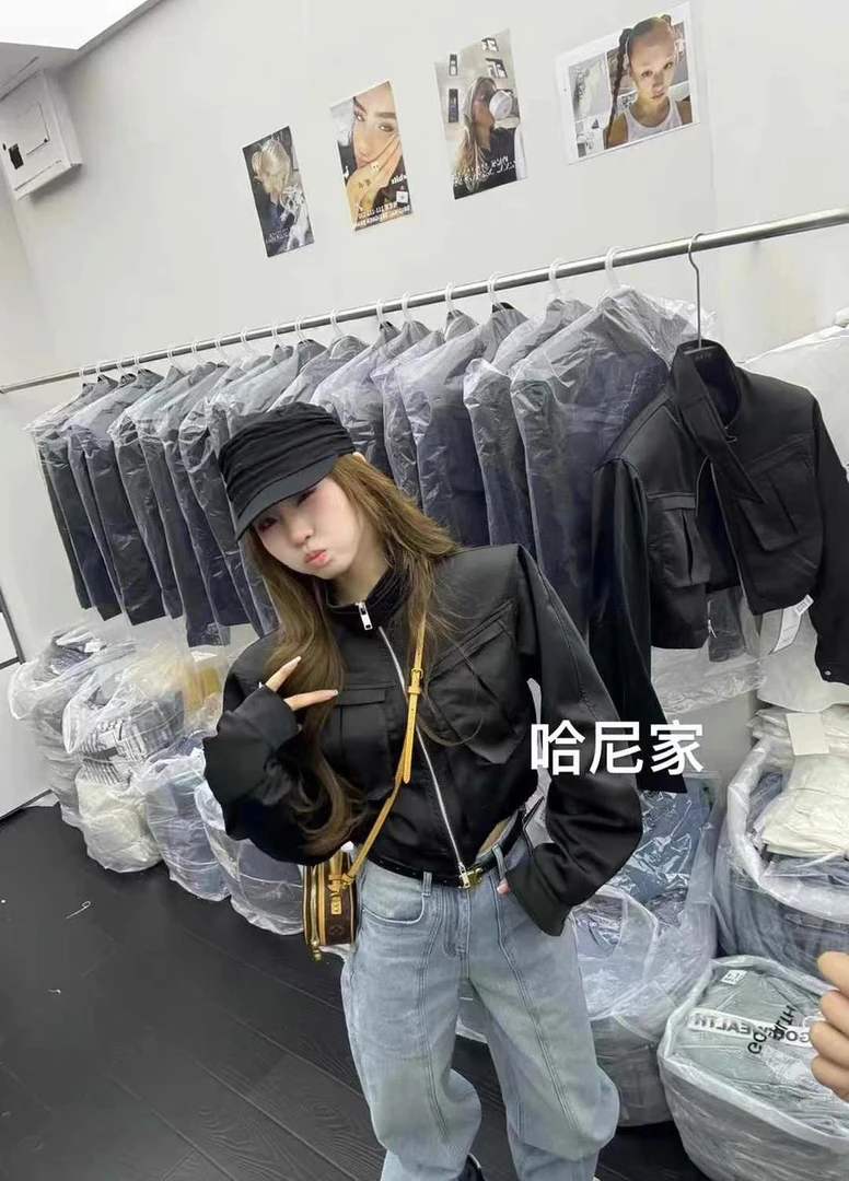设计师潮牌欧货正品2025春季新款高级感宽松大牌休闲工装短外套