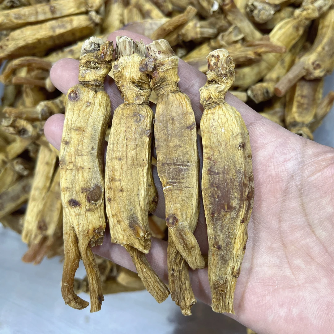 高丽参 一斤30支 老货 整枝 压块 原皮原色
