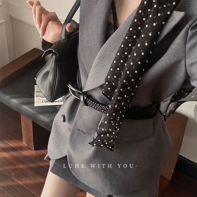 LUHE 手工编织真皮皮带LHSC02505