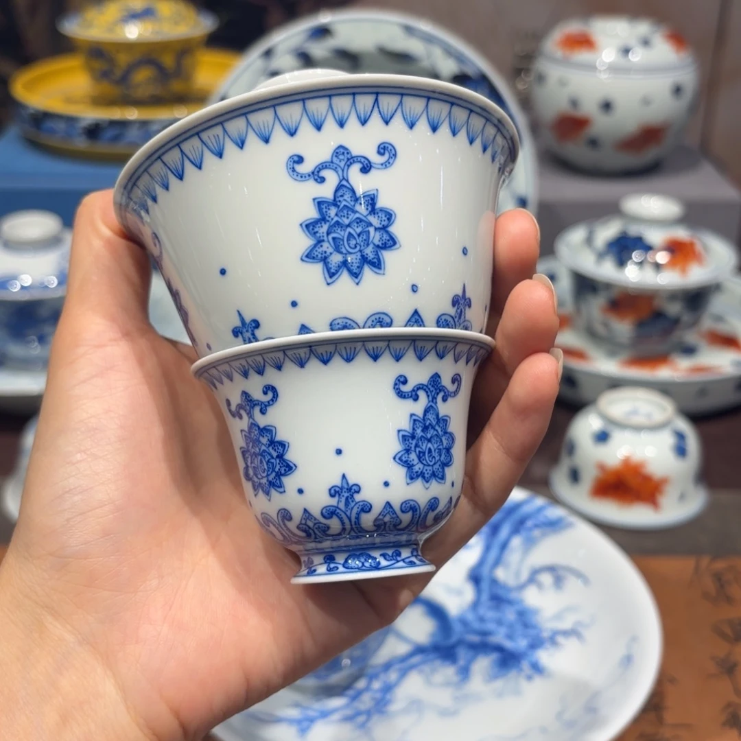 m***远手工手绘陶瓷茶具