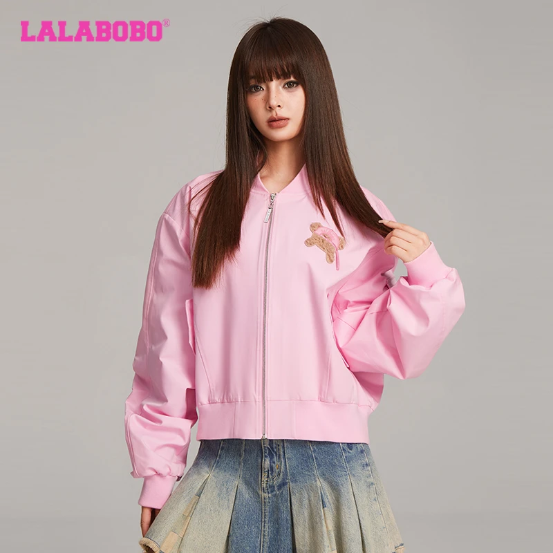 北京秋季短外套女原款短款潮牌高街球服LBDC-WSJW16