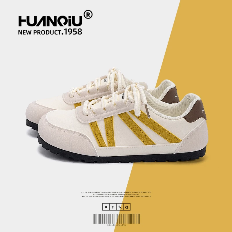 环球港风德训鞋女款2025秋季新款潮流女鞋低帮户外棒球鞋百搭板鞋