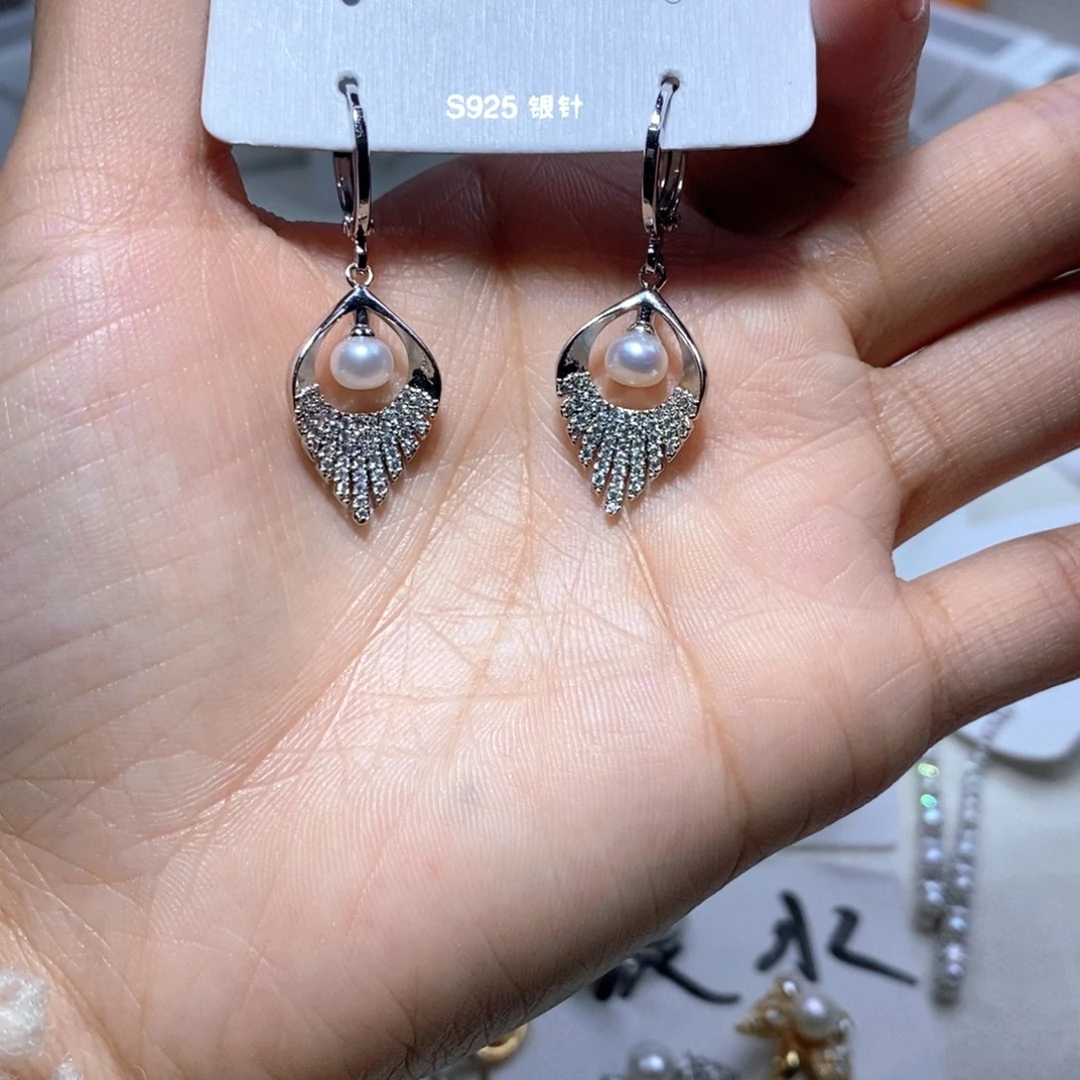 耳饰未镶嵌淡水珍珠