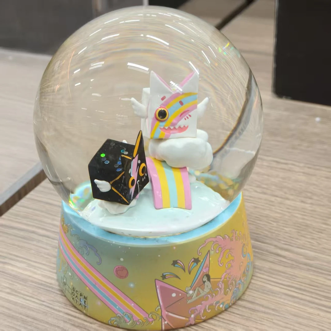 【白】水晶球摆件一个