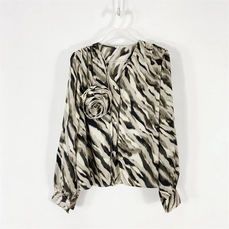 【77衣橱】ED9117精品春装女装上衣长袖衬衫【红人上新】