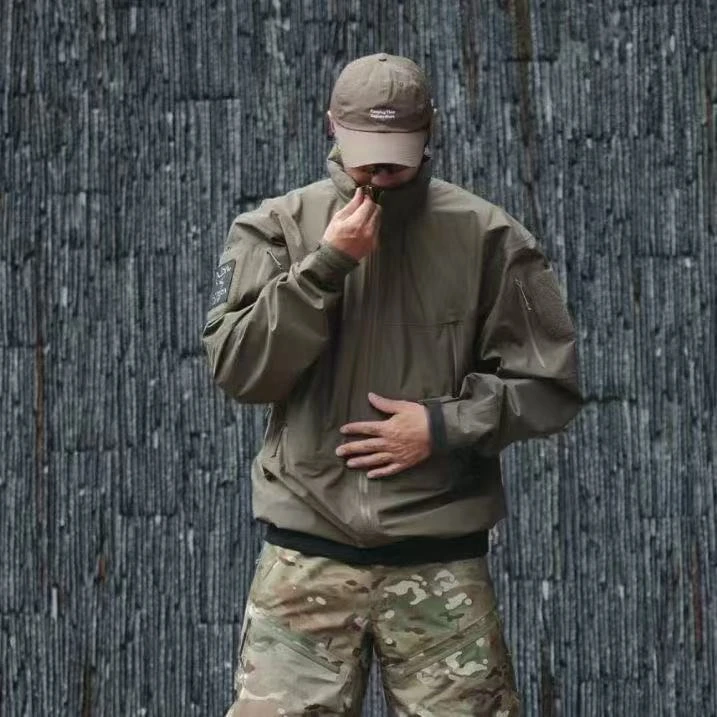 2025军系户外硬壳冲锋衣长袖夹克