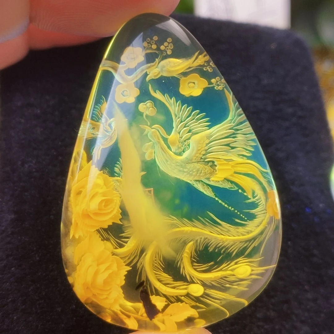 【闪购商品】金珀吊坠(不含链)未镶嵌