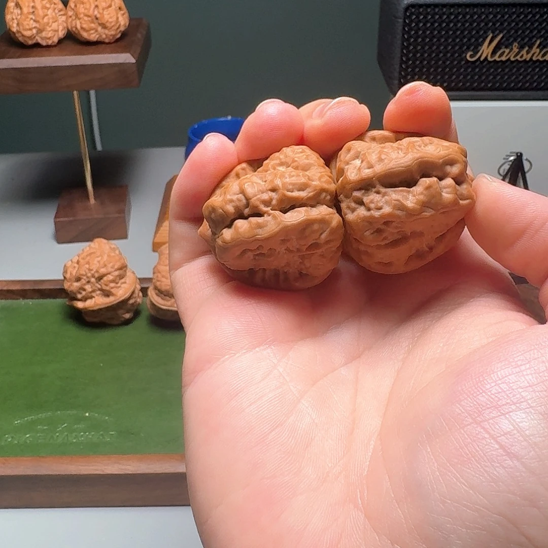 不***么文玩核桃吊坠择真严选四开背蟾王延庆