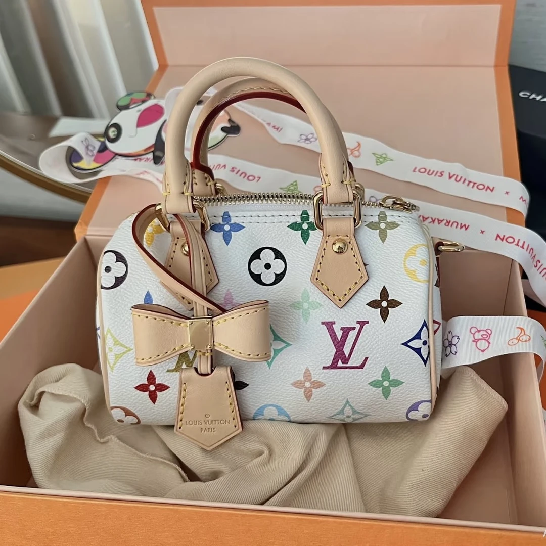 未使用 LouisVuitton/路易威登 青奢荟/nano白三彩/78223