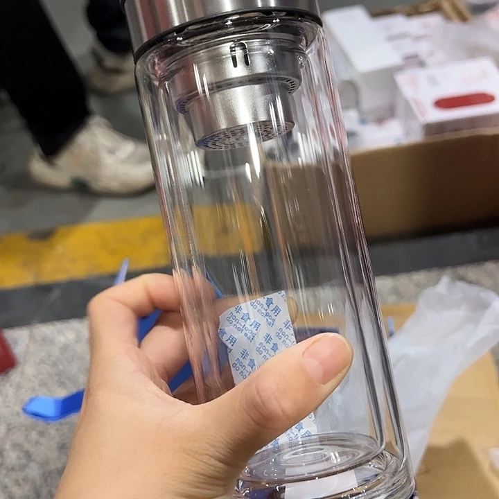 抗菌呗本色玻璃杯340340340玻璃杯➕杯套