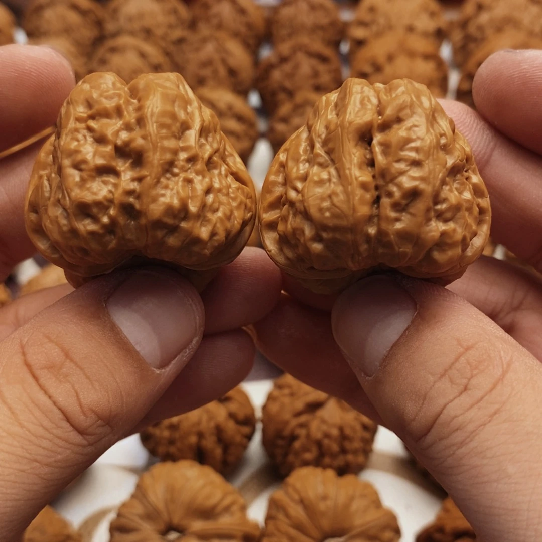 文玩核桃把件37尺 蛤蟆头 24