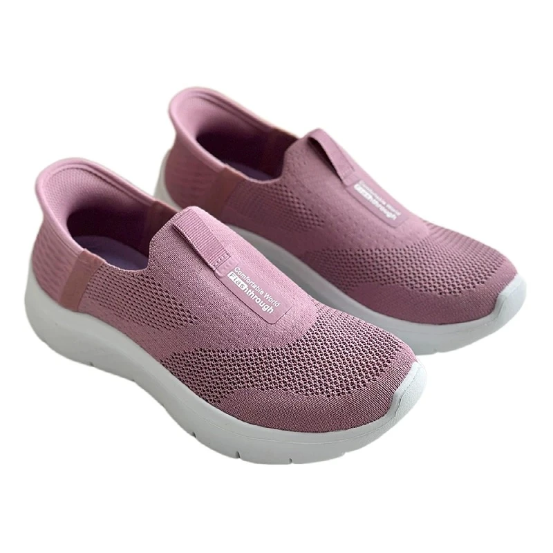 GershonBram“秒穿”系列百搭平底飞织女款运动鞋休闲鞋