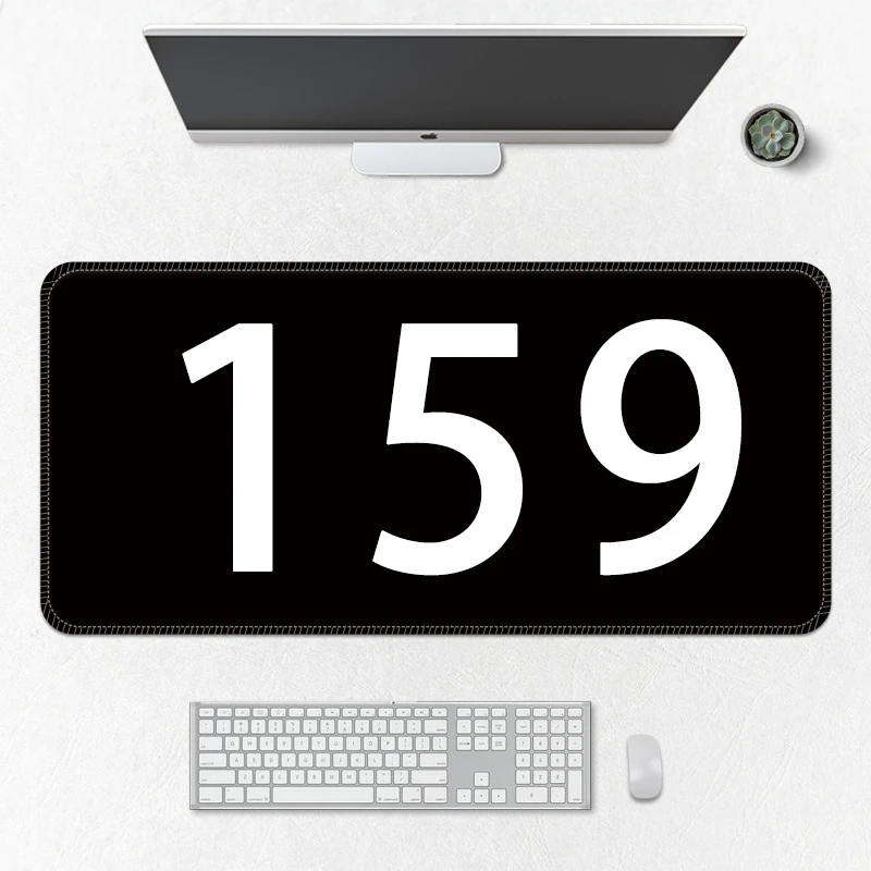 【159号】动漫游戏鼠标垫超大号办公电脑桌垫锁边加厚防滑亚布专属