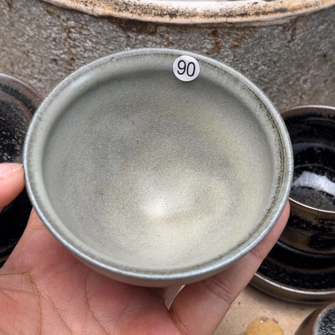 茶盏义兴龙窑坚持真柴烧微瑕