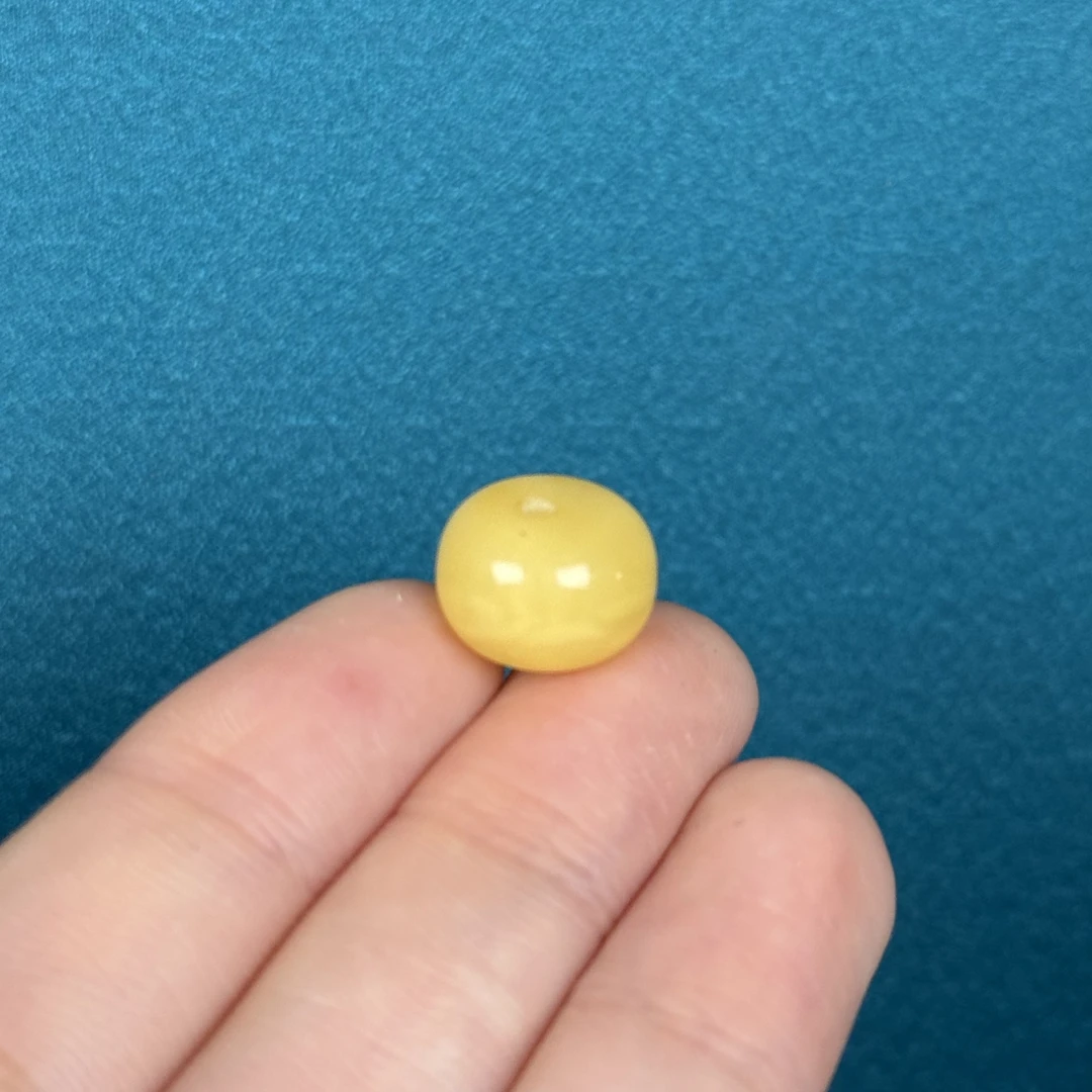 B9415天然原矿蜜蜡 微瑕老型12.9*8.7mm支持复检假一罚十