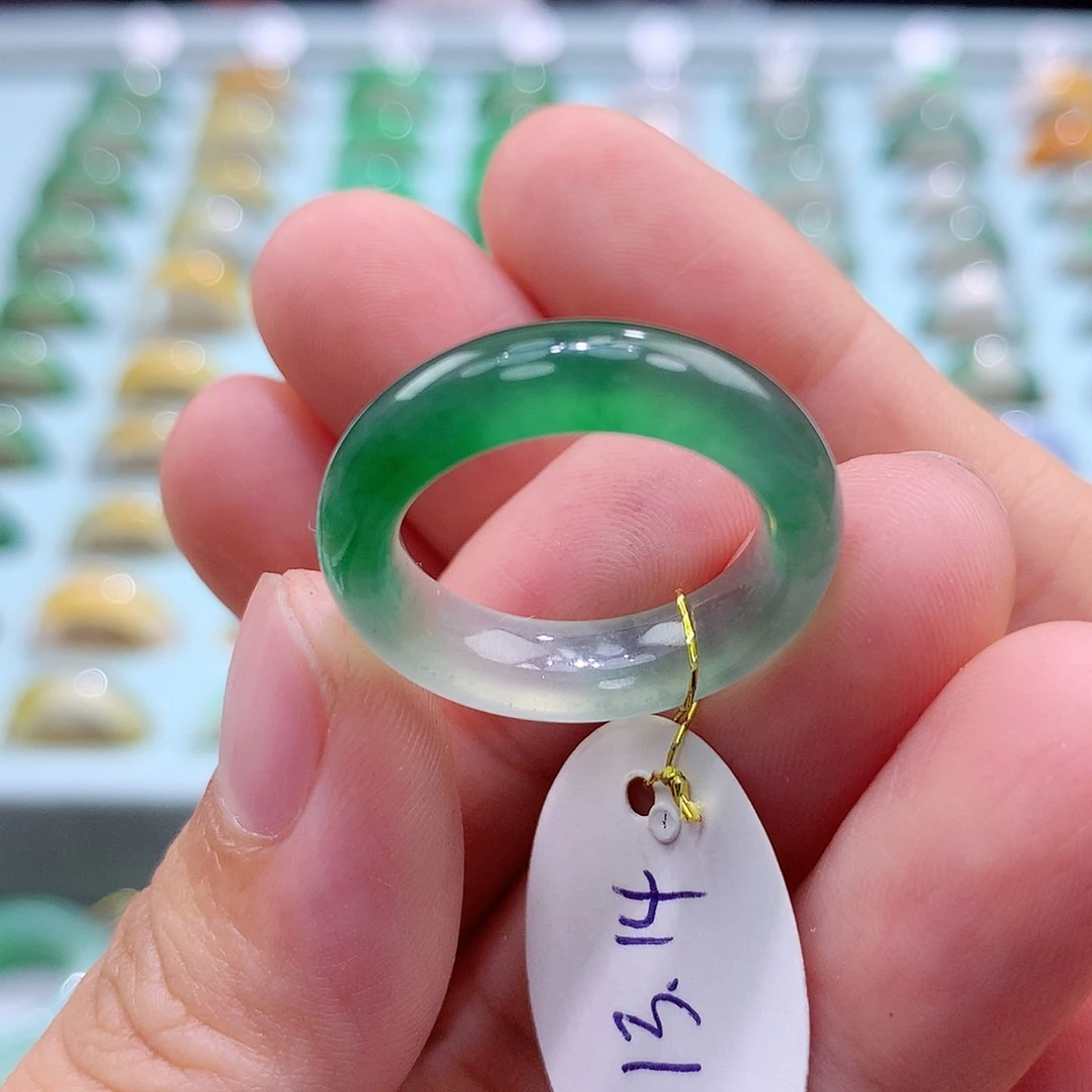 未镶嵌戒指翡翠锦***?1314圈