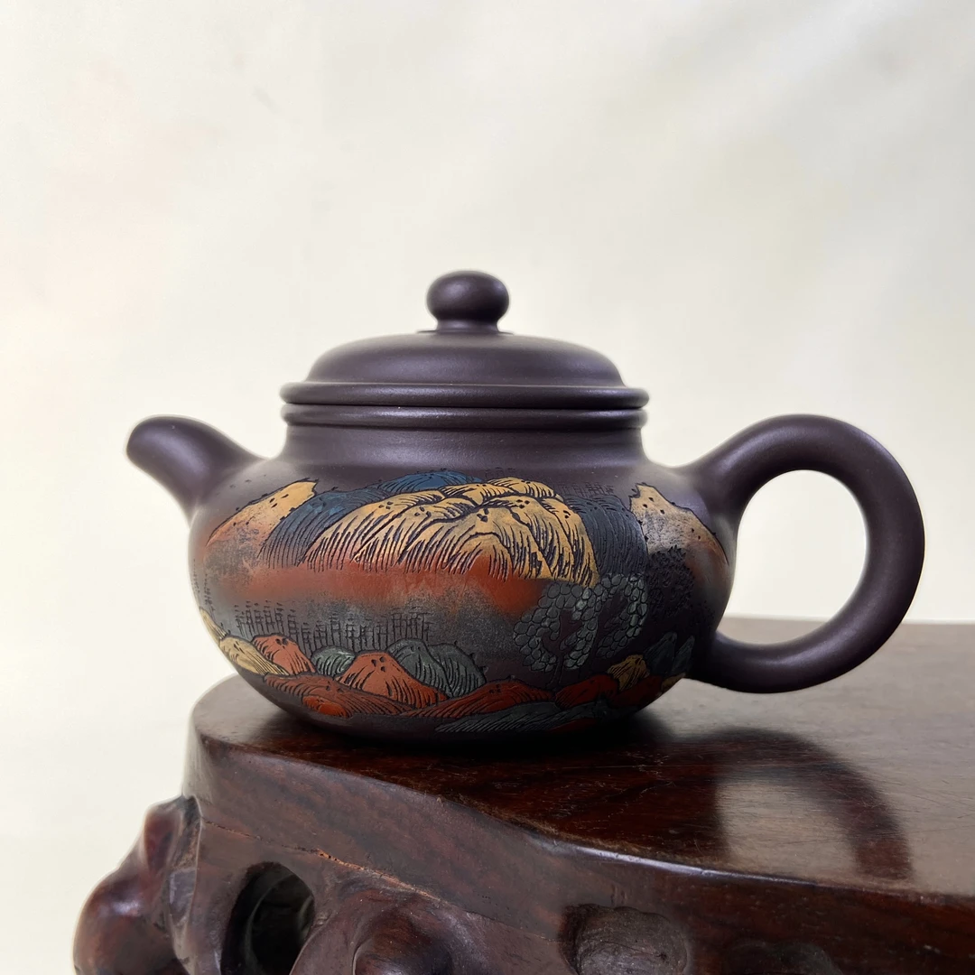 宜兴手工紫砂陶 （实力派）茶壶GS4096-19