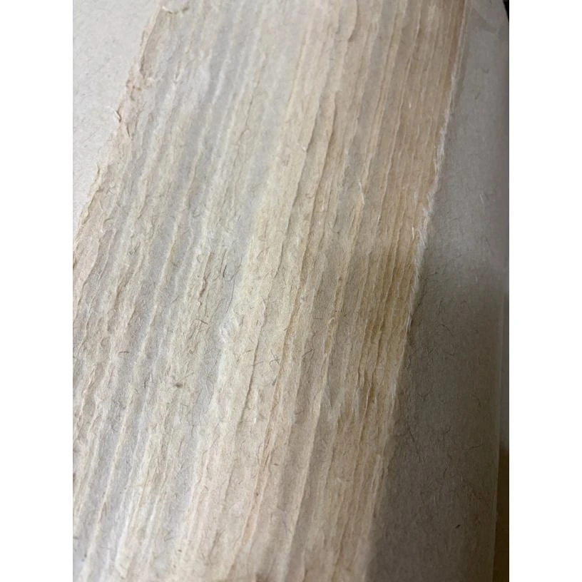 特级本色楮皮老山麻，半生熟，纸张厚实