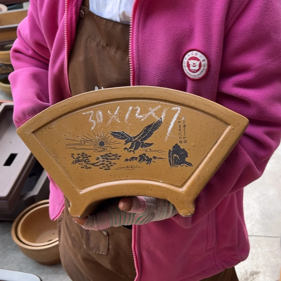 紫砂花盆盆景艺术