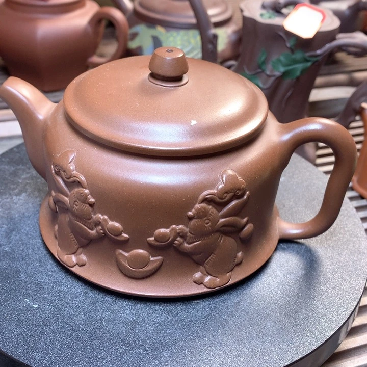 紫砂茶壶老***三原矿手工17